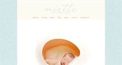 Desktop Screenshot of miettephotography.com